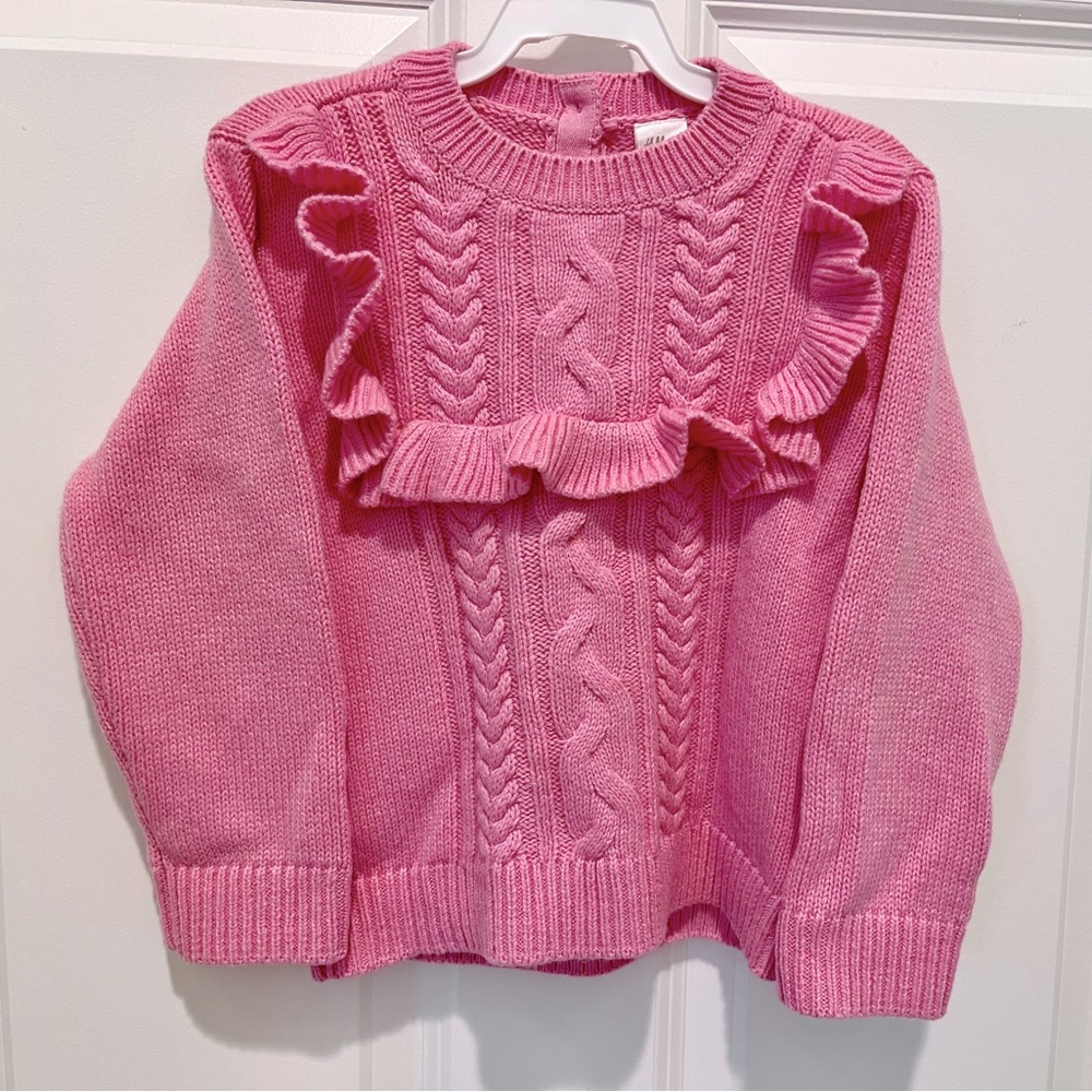 Toddler Girl Knit Sweater Worn Once